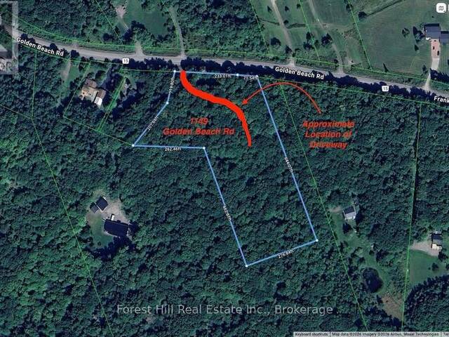 1149 GOLDEN BEACH ROAD Bracebridge Ontario, P1L 1W8 - Vacant Land For Sale