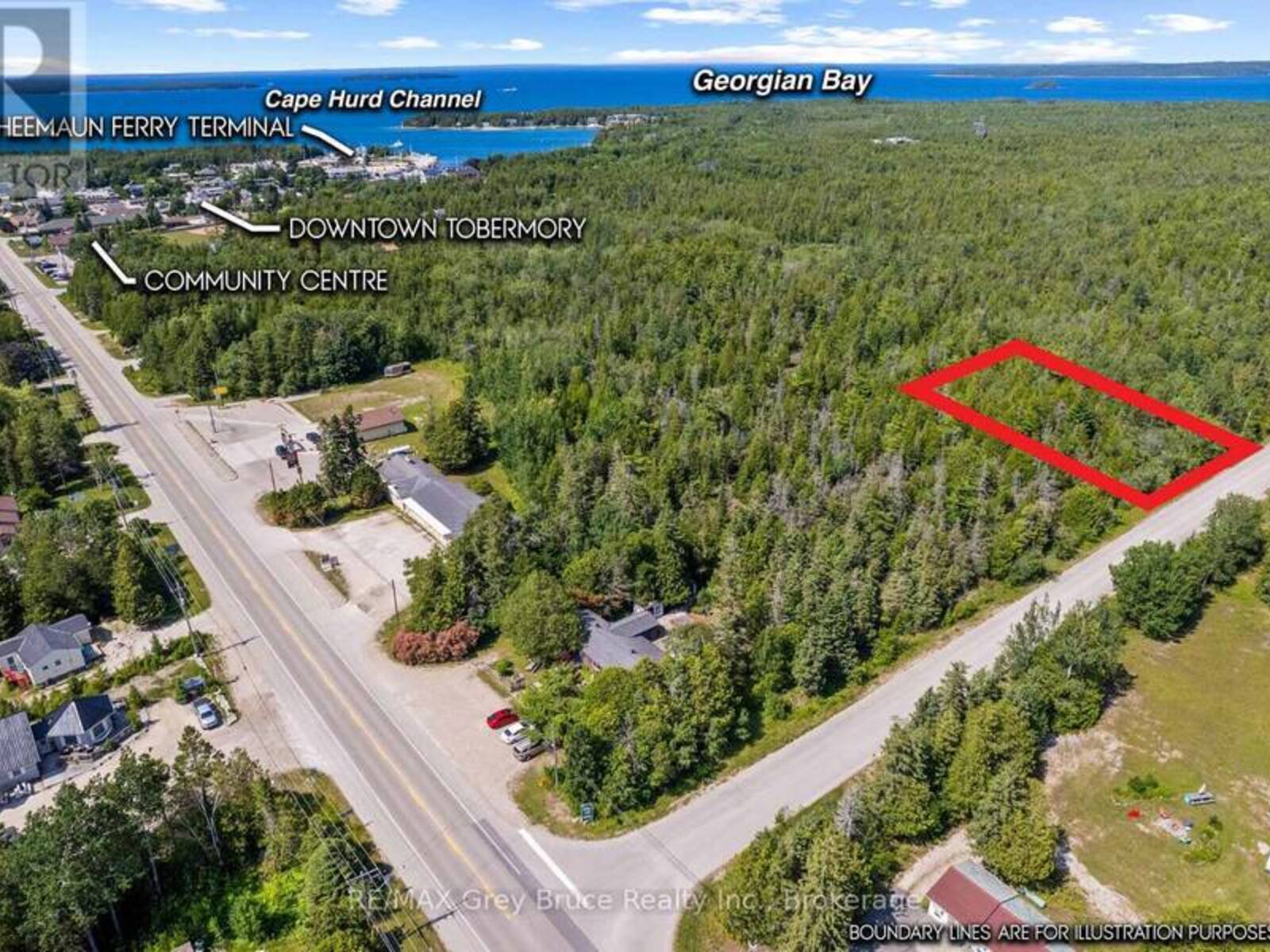 PART FARM LOT 4 CHI SIN TIB DEK ROAD, Tobermory, Ontario N0H 2R0