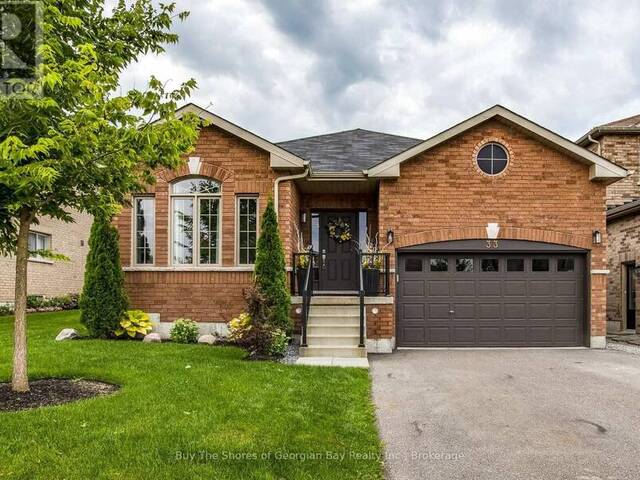 33 BEAUSOLEIL DRIVE Penetanguishene Ontario, L9M 0V8 - 3 Bedrooms Home For Sale