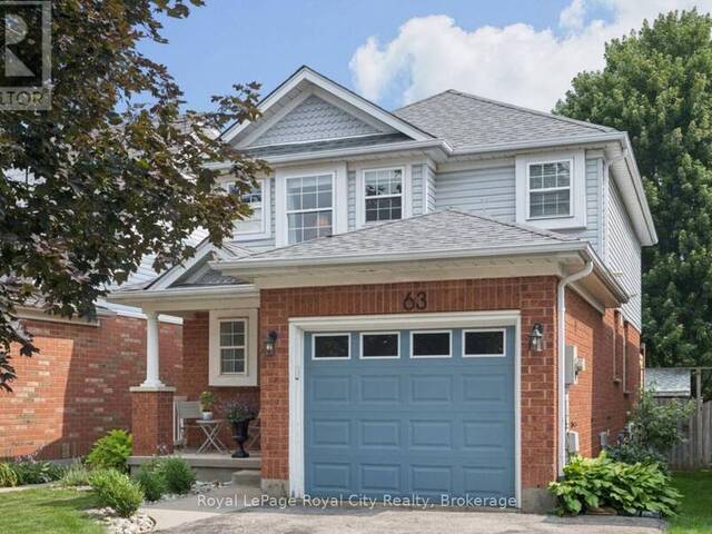 63 STARVIEW CRESCENT Guelph Ontario, N1E 6Z8 - 3 Bedrooms Home For Sale