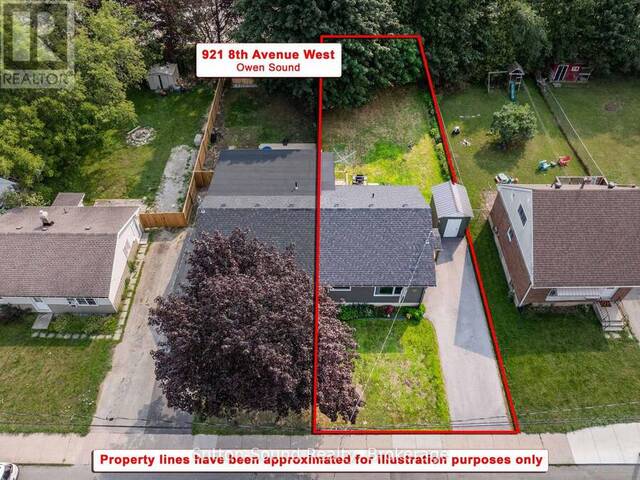 921 8TH AVENUE W Owen Sound Ontario, N4K 5M3 - 3 Bedrooms Home For Sale