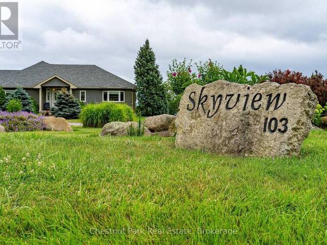 103 RIDGECREST LANE Thornbury Ontario, N0H 2P0 - 4 Bedrooms Home For Sale