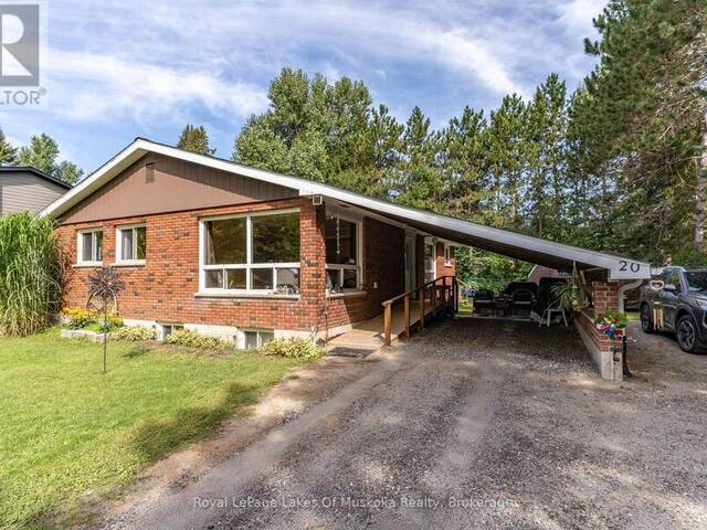 20 SANDER DRIVE Bracebridge Ontario, P1L 1K6 - 4 Bedrooms Home For Sale