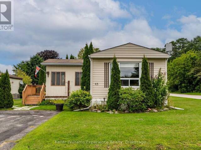 45 NORTHLAND DRIVE Midland Ontario, L4R 5B6 - 2 Bedrooms Home For Sale