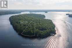 WEST SIDE OF ISLAND M81 - PINE ISLAND | Muskoka Lakes Ontario | Slide Image Two
