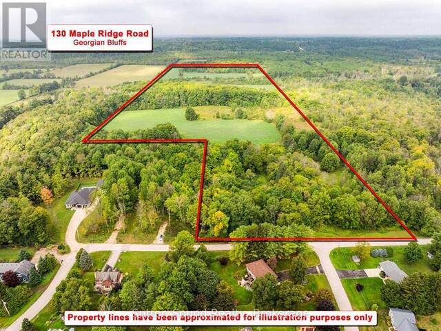 130 MAPLE RIDGE ROAD Owen Sound Ontario, N4K 5N4 - Vacant Land For Sale