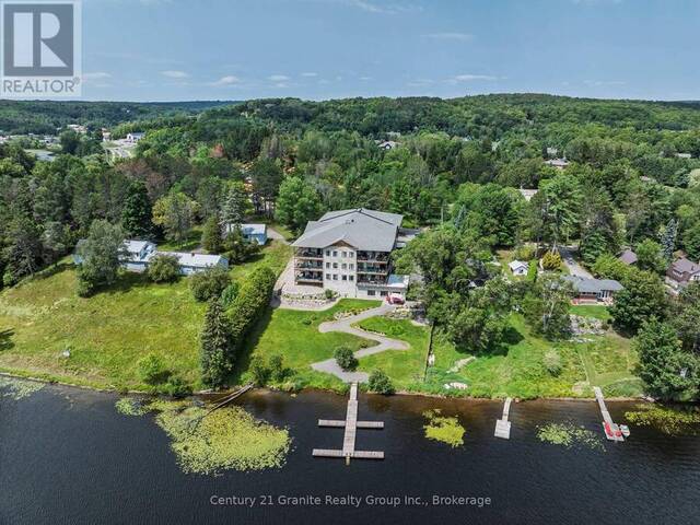 105 - 75 WALLINGS ROAD Haliburton Ontario, K0M 1S0 - 2 Bedrooms Waterfront Condo For Sale