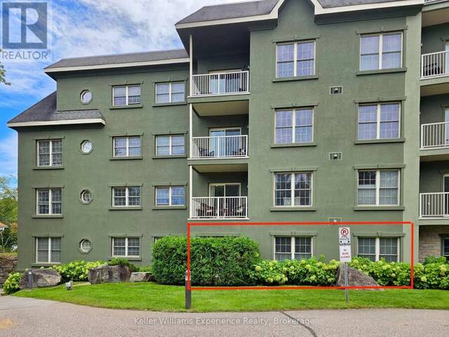 109 - 24 ONTARIO STREET Bracebridge Ontario, P1L 2H5 - 1 Bedroom Condo For Sale