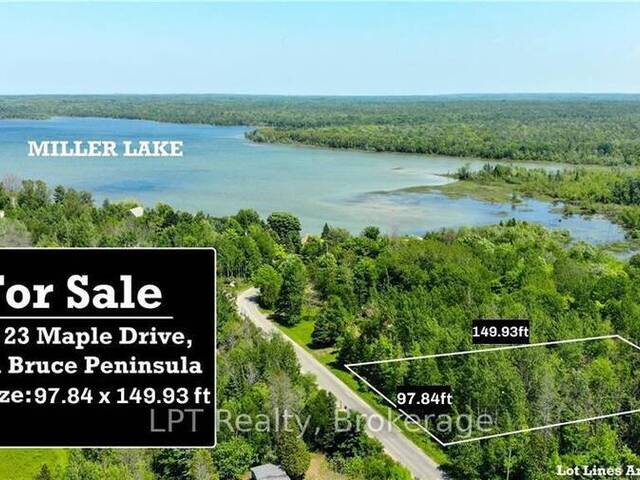 PT LT 23 MAPLE DRIVE Miller Lake Ontario, N0H 1Z0 - Vacant Land For Sale
