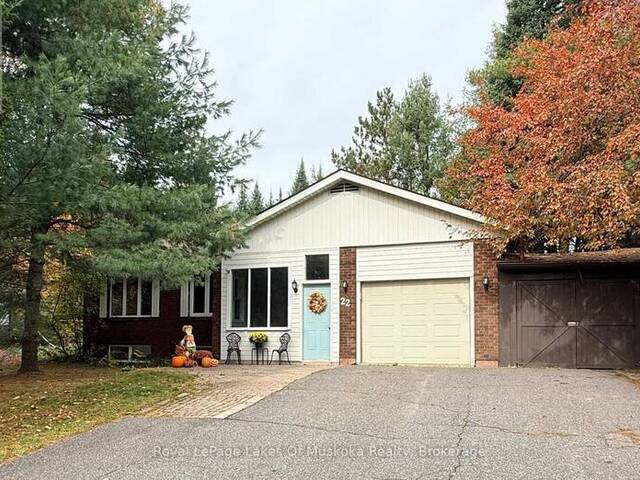 22 WESTVALE DRIVE Bracebridge Ontario, P1L 1B5 - 4 Bedrooms Home For Sale