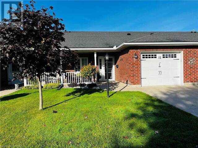 81 REDFORD Drive Exeter Ontario, N0M 1S3