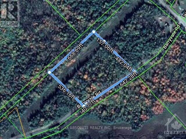 LOT 12-CON10 BARRYVALE ROAD Renfrew Ontario, K0J 1H0