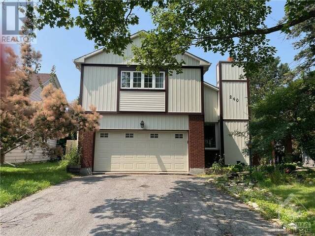 240 EQUESTRIAN DRIVE Ottawa Ontario, K2M 1A4