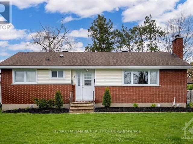 10 ROUNDHAY DRIVE Ottawa Ontario, K2G 1B5