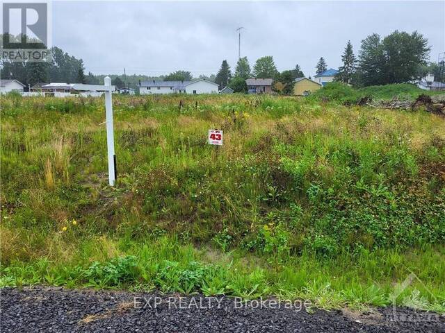 208 DES VIOLETTES STREET Clarence-Rockland Ontario, K0A 2A0 - Vacant Land For Sale