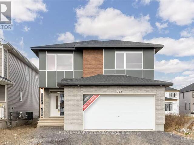 783 KENNY GORDON AVENUE Ottawa Ontario, K4M 0Y2