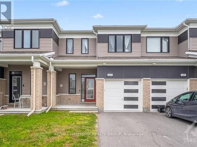 147 PICTOU CRESCENT Kanata Ontario, K2V 0R7