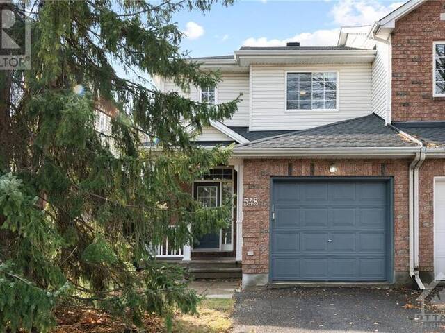 548 WILD SHORE CRESCENT Ottawa Ontario, K1V 1S9