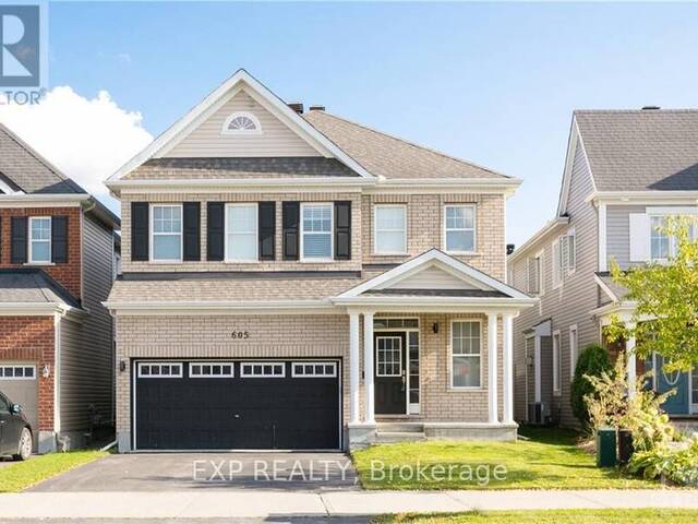 605 DUNDONALD DRIVE Ottawa Ontario, K2J 5Y8