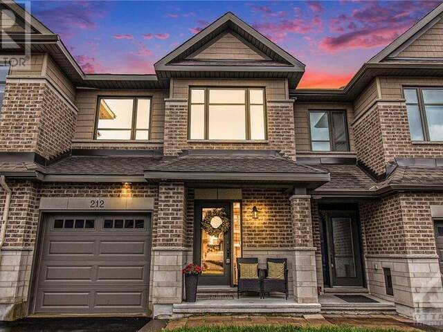 212 PURCHASE CRESCENT Stittsville Ontario, K2S 2L8