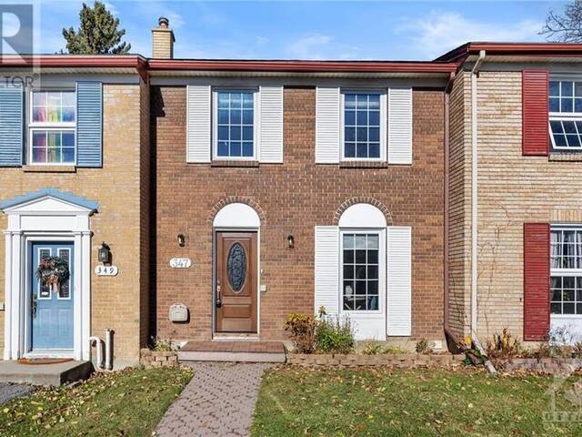 347 MONTEREY DRIVE Ottawa Ontario, K2H 7B1