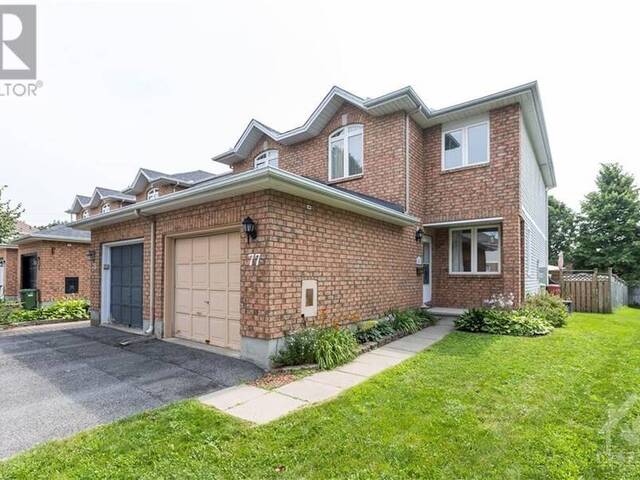 77 MULLCRAFT CRESCENT Ottawa Ontario, K2J 4P7