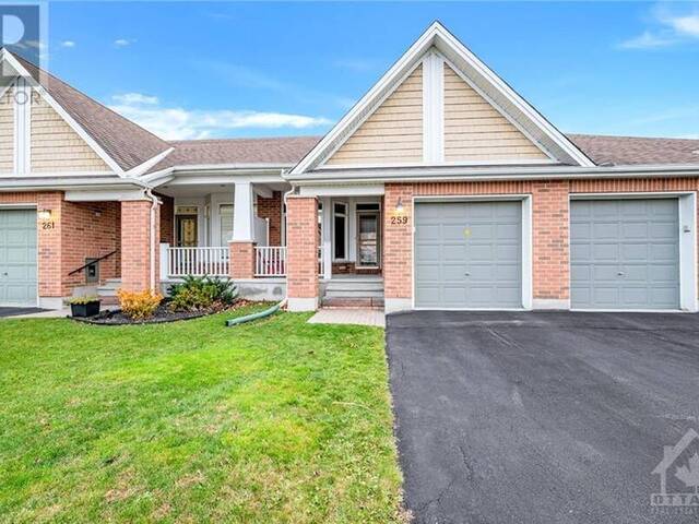 259 BULRUSH CRESCENT Ottawa Ontario, K1T 0E5