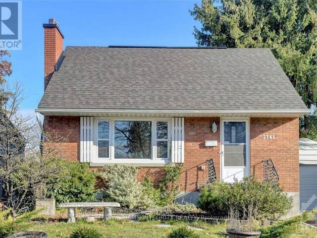 2141 ALTA VISTA DRIVE Ottawa Ontario, K1H 7L7