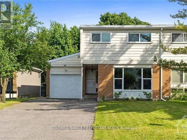 46 NEWBURY AVENUE Ottawa Ontario, K2E 6K8