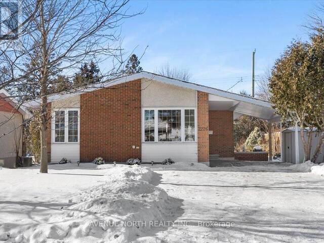 2226 TAWNEY ROAD Ottawa Ontario, K1G 1C6