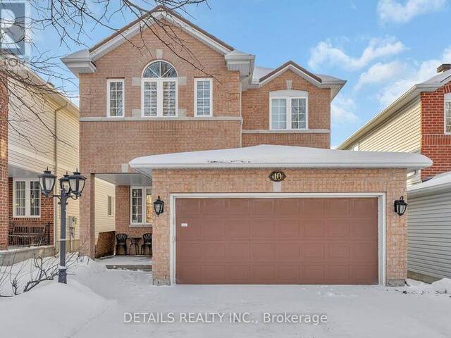 10 NORTH HARROW DRIVE Ottawa Ontario, K2J 4V6