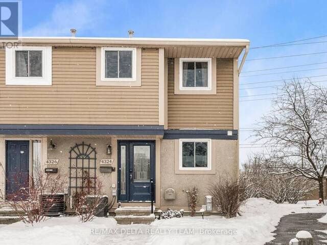 4324 MEADOWVALE LANE Ottawa Ontario, K1B 5A2