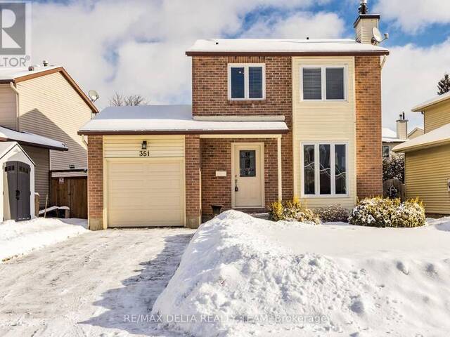 351 COTTONWOOD CRESCENT Ottawa Ontario, K1E 2X5