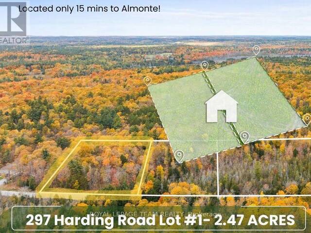 L1- 297 HARDING ROAD Lanark Ontario, K0G 1K0 - Vacant Land For Sale