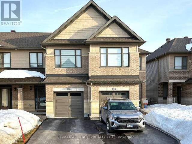 218 PURCHASE CRESCENT Ottawa Ontario, K2S 2L8 - 3 Bedrooms Home For Sale