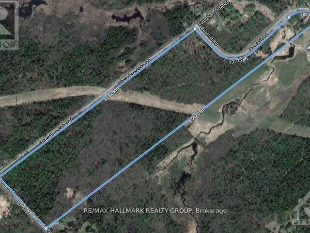 3106 VAUGHAN SIDE ROAD Ottawa Ontario, K0A 1L0 - Vacant Land For Sale