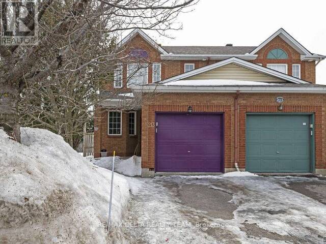 213 DUNTROON CIRCLE Ottawa Ontario, K1T 4C9 - 3 Bedrooms Home For Sale