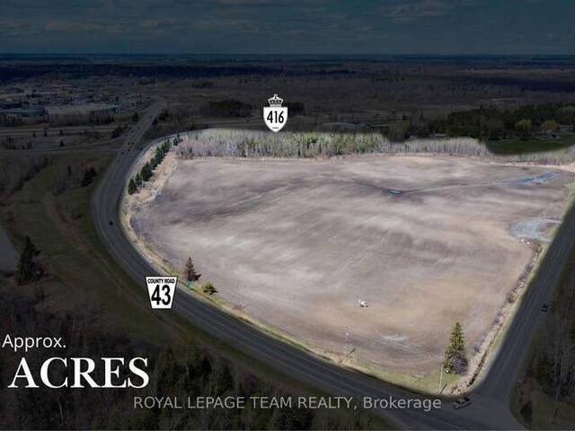 4001 COUNTY ROAD 43 ROAD Kemptville Ontario, K0G 1J0 - Vacant Land For Sale