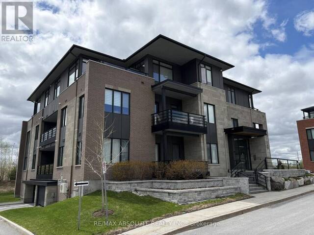 103 - 160 BOUNDSTONE WAY Ottawa Ontario, K2T 0M8 - 1 Bedroom Condo For Sale