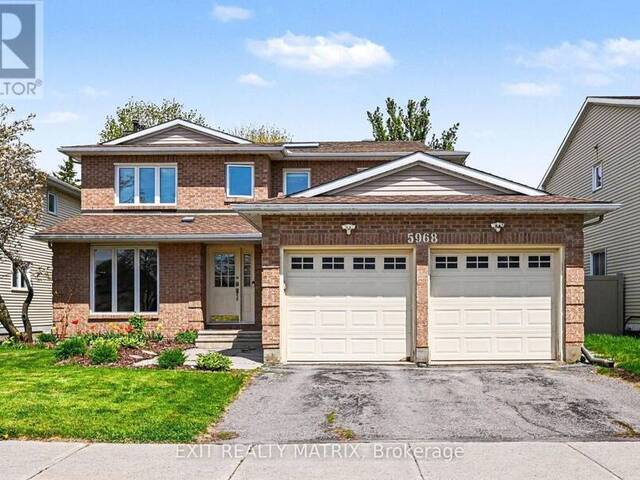 5968 MEADOWGLEN DRIVE Ottawa Ontario, K1C 5Y2 - 5 Bedrooms Home For Sale