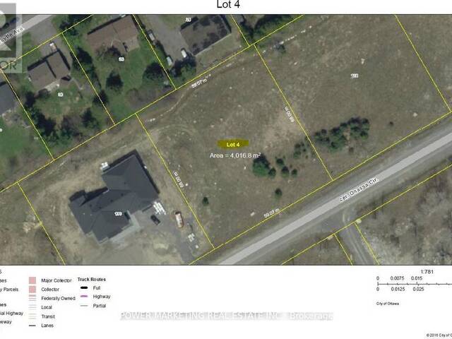 LOT 4 ONASSA CIRCLE Ottawa Ontario, K2R 0A3 - Vacant Land For Sale