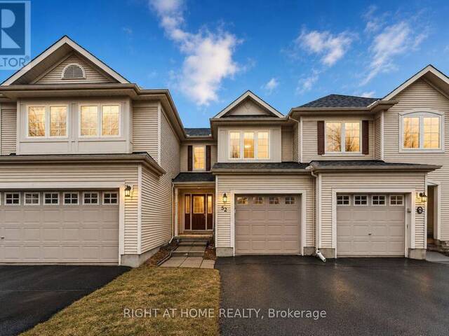 52 FIELDBERRY PRIVATE Ottawa Ontario, K2J 5E8 - 3 Bedrooms Home For Sale