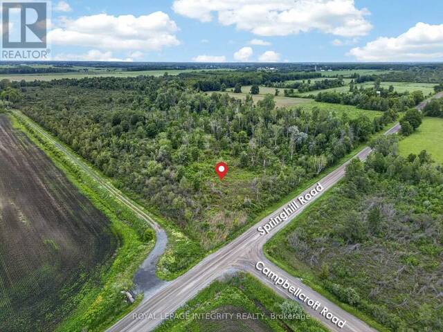 7500 SPRINGHILL ROAD Ottawa Ontario, K0A 2P0 - Vacant Land For Sale