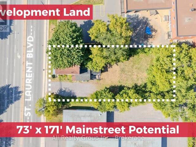 713 ST LAURENT BOULEVARD Ottawa Ontario, K1K 3A6 - Vacant Land For Sale
