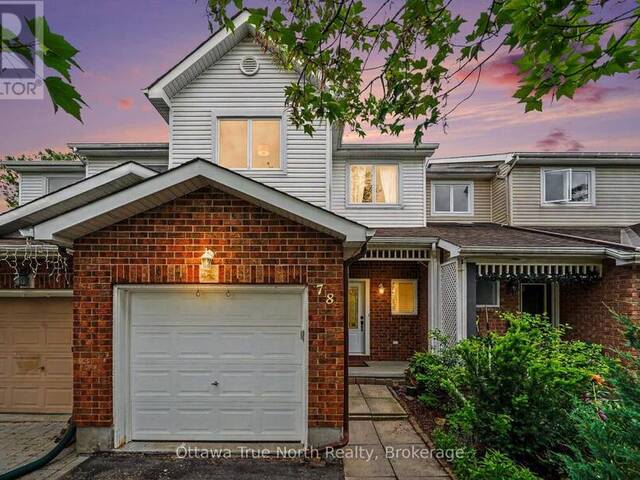 78 REDPATH DRIVE Ottawa Ontario, K2G 6E3 - 3 Bedrooms Home For Sale