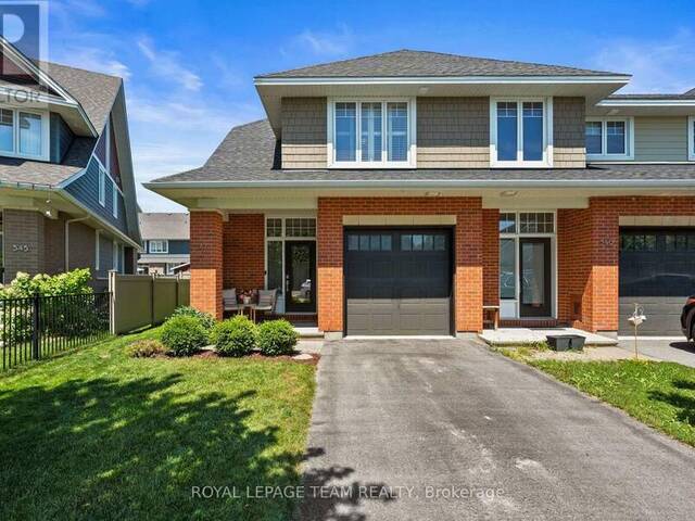 547 KILSPINDIE RIDGE Ottawa Ontario, K2J 6A2 - 3 Bedrooms Home For Sale