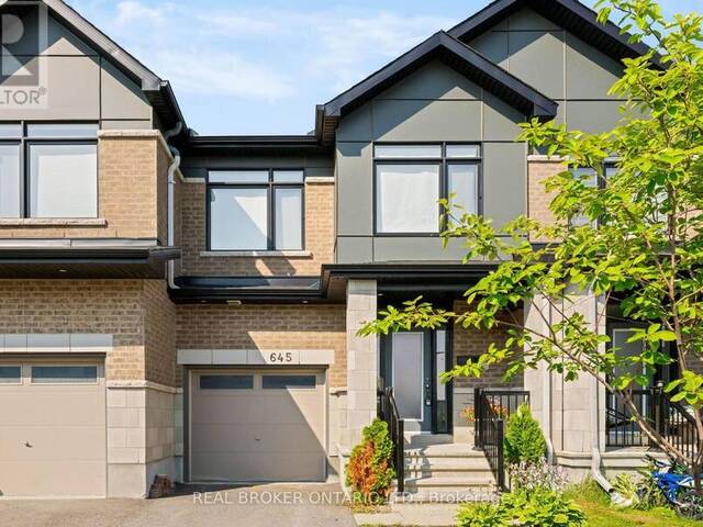 645 RATHBURN LANE Ottawa Ontario, K1T 0V9 - 3 Bedrooms Home For Sale