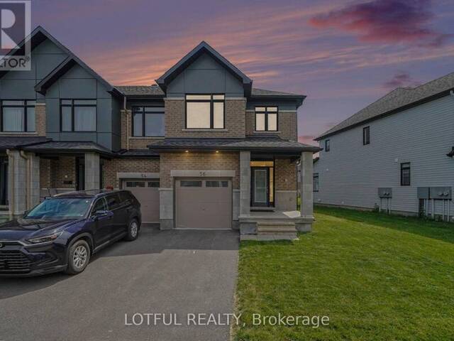 56 HEIRLOOM STREET Ottawa Ontario, K4M 0K9 - 4 Bedrooms Home For Sale
