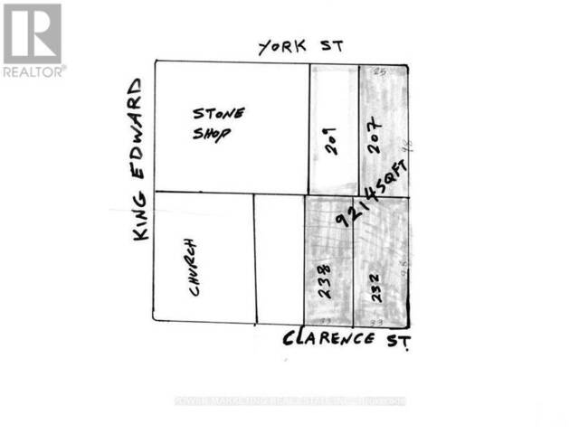 238 CLARENCE STREET Ottawa Ontario, K1N 5R1 - Vacant Land For Sale