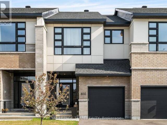 800 SOLARIUM AVENUE Ottawa Ontario, K4M 0R6 - 3 Bedrooms Home For Sale